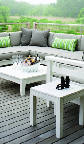 Seaside Casual Southport Bunching Table - [price] | The Adirondack Market