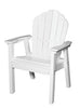 Image of Seaside Casual Classic Adirondack Dining Chair - [price] | The Adirondack Market