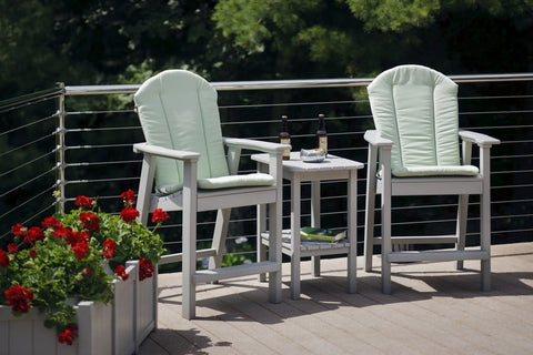 Seaside Casual Cushions for Shellback Adirondack Balcony, Bar, and Dining Chairs (SEA 804) — 4 to 6 week lead times