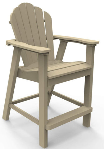 Seaside Casual Classic Adirondack Balcony Chair - [price] | The Adirondack Market