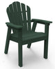 Image of Seaside Casual Classic Adirondack Dining Chair - [price] | The Adirondack Market