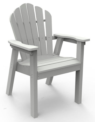 Seaside Casual Classic Adirondack Dining Chair - [price] | The Adirondack Market
