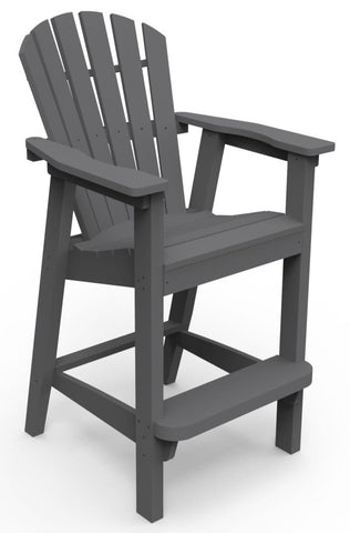 Seaside Casual Adirondack Shellback Bar Chair - [price] | The Adirondack Market