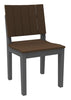 Image of Seaside Casual MAD Fusion Dining Side Chair with Solid Back and Seating Areas (284) — Please call (970) 235-1495 for estimated delivery dates