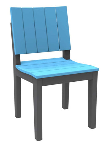 Seaside Casual MAD Fusion Dining Side Chair with Solid Back and Seating Areas (284) — Please call (970) 235-1495 for estimated delivery dates