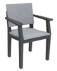 Image of Seaside Casual MAD Fusion Dining Arm Chair with Woven Back and Seating Areas (281) — Please call (970) 235-1495 for estimated delivery dates