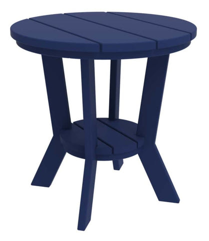 Seaside Casual  MADirondack 18-inch Round Side Table (291) — Please call (970) 235-1495 for estimated delivery dates
