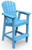 Image of Seaside Casual Adirondack Shellback Bar Chair - [price] | The Adirondack Market
