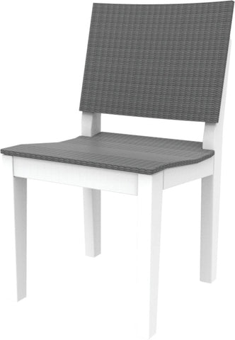 Seaside Casual MAD Fusion Dining Side Chair with Woven Back and Seating Areas - [price] | The Adirondack Market
