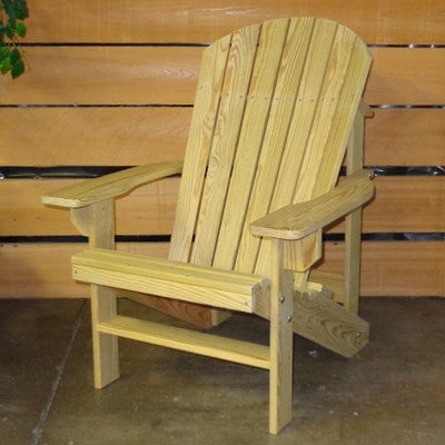 Hershy Way Treated Wood Outdoor Adirondack Chair - [price] | The Adirondack Market
