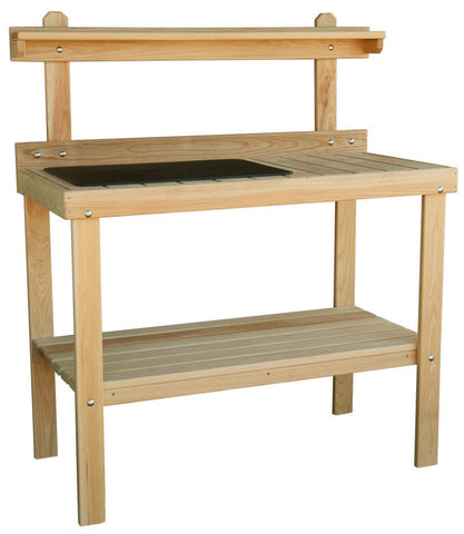Hershy Way Cypress Outdoor Gardening and Potting Table - [price] | The Adirondack Market