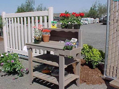 Image of Wood Country Cedar Deluxe Potting Bench — In stock, Order now!