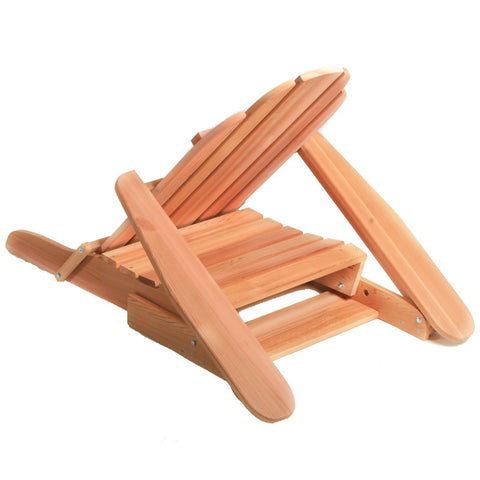 All Things Cedar Folding Adirondack Chair - [price] | The Adirondack Market