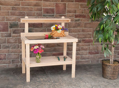 Image of Hershy Way Cypress Outdoor Gardening Table — Order now for Fall