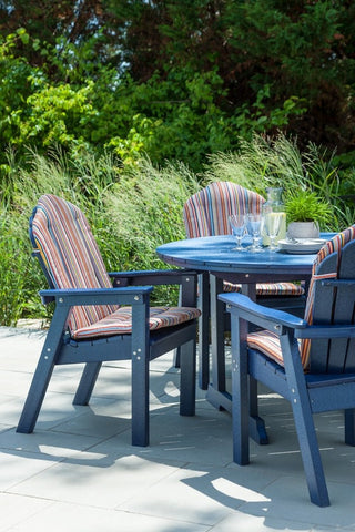 Seaside Casual Classic Adirondack Dining Chair (014) — Please call (970) 235-1495 for estimated delivery dates