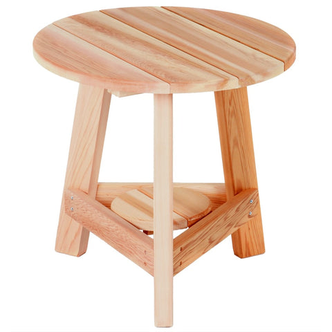 All Things Cedar Tripod Occasional Table - [price] | The Adirondack Market