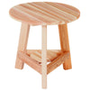 Image of All Things Cedar Tripod Occasional Table - [price] | The Adirondack Market