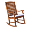Image of All Things Cedar Teak Rocking Chair (TR22) — Order now, the fire is waiting!