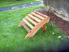 Image of Wood Country Cedar T&L Adirondack Foot Rest - [price] | The Adirondack Market