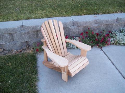Wood Country Cedar T&L Children's Adirondack Chair - [price] | The Adirondack Market