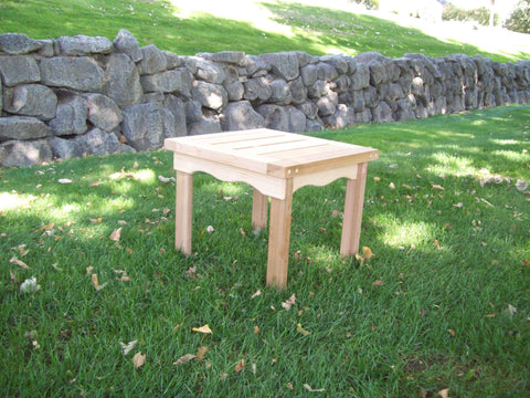 Wood Country Cedar T&L Adirondack End Table - [price] | The Adirondack Market
