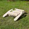 Image of Merry Products Folding Adirondack Chair Kit — Canadian Hemlock Fir — Estimated lead time January 31, 2022
