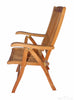 Image of Regal Teak Salisbury Teak Reclining Chair – Two Chairs - [price] | The Adirondack Market