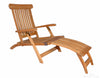 Image of Regal Teak Five-Position Teak Folding Steamer Chair - [price] | The Adirondack Market