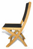 Image of Regal Teak Providence Sling-Styled Teak Chair, No Arms – Set of Two Chairs - [price] | The Adirondack Market
