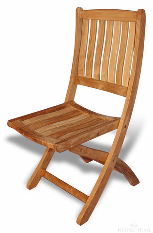 Regal Teak Providence Teak Chair - No Arms – Set of Two - [price] | The Adirondack Market