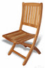 Image of Regal Teak Providence Teak Chair - No Arms – Set of Two - [price] | The Adirondack Market