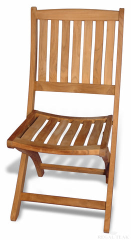 Regal Teak Providence Teak Chair - No Arms – Set of Two - [price] | The Adirondack Market