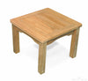 Image of Regal Teak Square Mission Side Table - [price] | The Adirondack Market