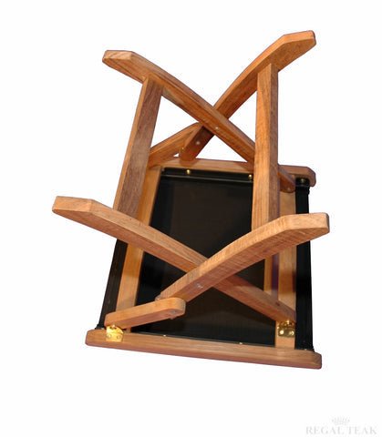 Regal Teak Indonesian Teak Batyline Folding Footstool - [price] | The Adirondack Market