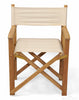 Image of Regal Teak Director's Chair – Batyline Mesh Back - [price] | The Adirondack Market