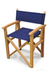 Image of Regal Teak Director's Chair – Batyline Mesh Back - [price] | The Adirondack Market