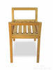 Image of Regal Teak Shower Bench/Chair with Arms - [price] | The Adirondack Market