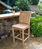 Image of Douglas Nance Classic Indonesian Teak Bar Chair - [price] | The Adirondack Market