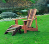 Image of Wood Country Cedar T&L Adirondack Foot Rest - [price] | The Adirondack Market